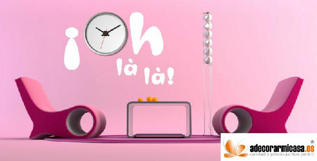 Dekotipo -  Vinilo decorativo reloj Oh La La