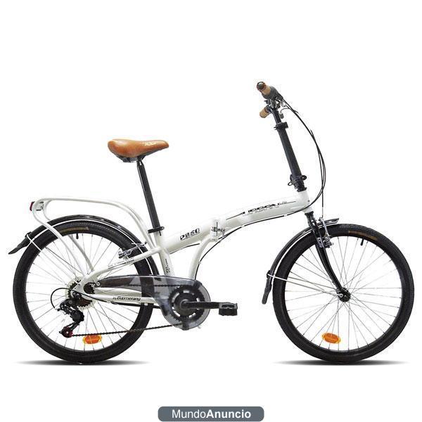 VENDO BICI PLEGABLE BOOMERAN COLOR BLANCO