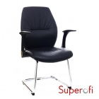Silla de Visitante Rossi Negro - mejor precio | unprecio.es
