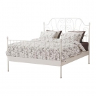 OFERTA Cama ikea leirvik + somier sultan laxeby - mejor precio | unprecio.es