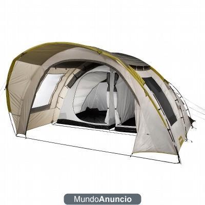 130€. Tienda 6 plazas, nueva. 2 habit. + entrada cerrada