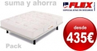 PACK OFERTA COLCHONES EOLIA VISCO + TAPIFLEX DE FLEX - mejor precio | unprecio.es