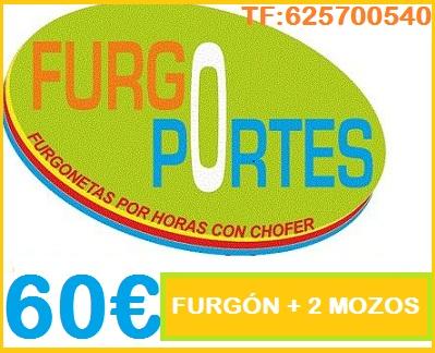 % portes en fuenlabrada %  625:700:540 ((precios: por horas))