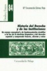 "Historia del Derecho y de las Instituciones" de Mª Encarnación Gómez Rojo - mejor precio | unprecio.es