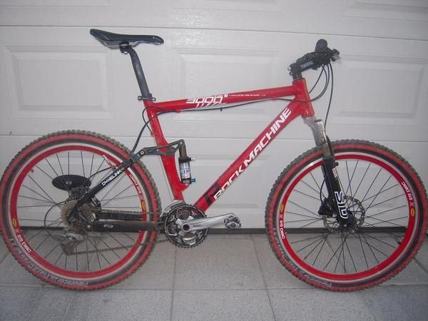 Bicicleta mtb doble suspension Rock Machine