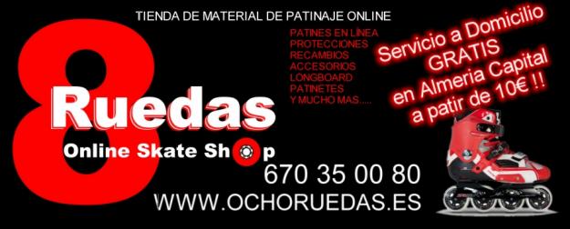 Tienda de material de patinaje en almeria