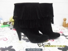 BOTAS NEGRAS FLECOS OFERTÓN!! - mejor precio | unprecio.es