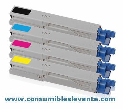 Toners OKI Compatible Pack 4 colores