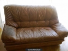 VENDO SOFA PIEL 2 PLAZAS.+ REGALO EL DE 3 PLAZAS - mejor precio | unprecio.es