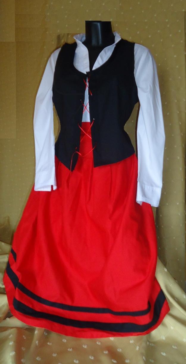 Vestido casera, aldeana, arrantzale, fiestas vascas
