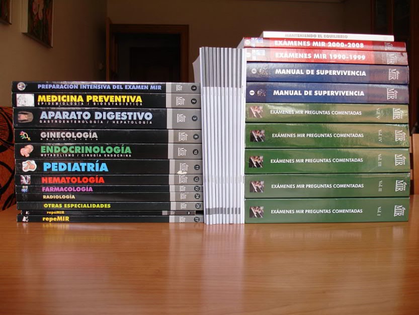Lote libros Curso Intensivo MIR Asturias