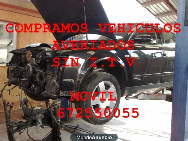 coches averiados, compro