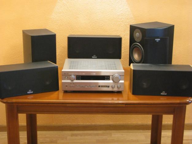 Amplificador yamaha + 5 altavoces magnat