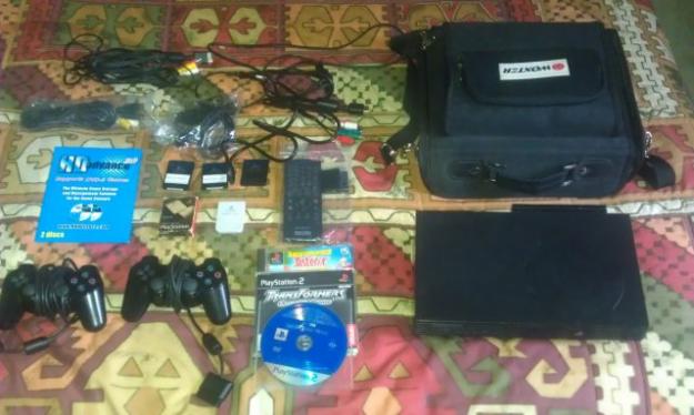 Consola ps2 con hdd de 150gb y muchos extras