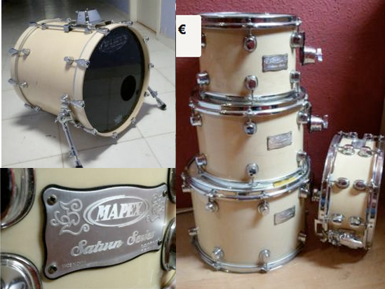 Mapex saturn fusion blanca. oportunidad