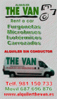 ALQUILER DE FURGONETAS SIN CONDUCTOR "THEVAN" - mejor precio | unprecio.es