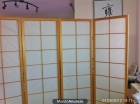 Biombo japonés de madera y papel IKUYO - mejor precio | unprecio.es