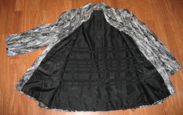 Chaqueton largo de garras de astracan