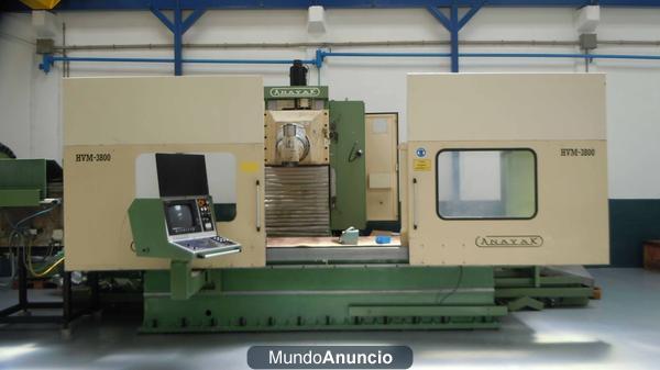 FRESADORA ANAYAK HVM-3800 CON COLUMNA MÓVIL