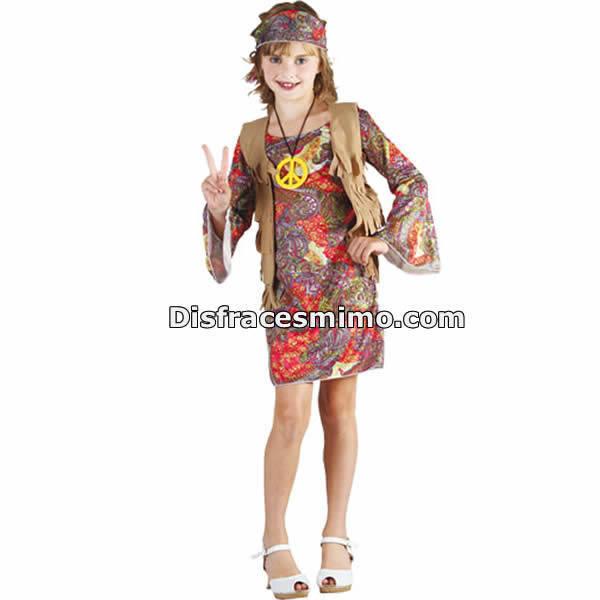 disfraz hippie chaleco niña Precio: 12.93