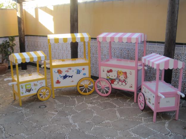 se vende oalquila carritos de chuches