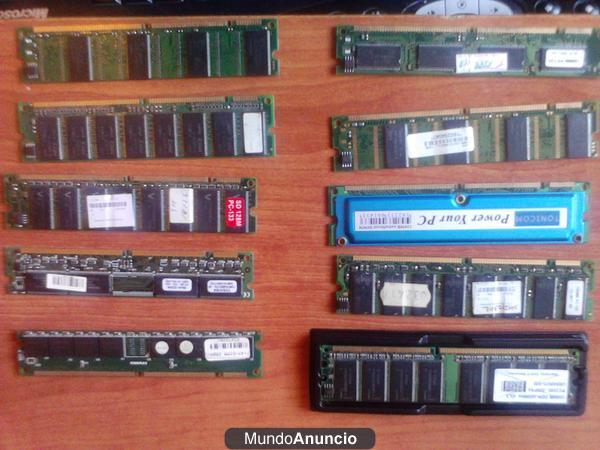 venta de memorias ram ( varios tipos )