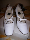 ZAPATOS CLÁSICOS DE NOVIA T 37 DE PIEL EN COLOR BLANCO - mejor precio | unprecio.es