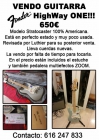 Guitarra FENDER HYGHWAY ONE 650€ - mejor precio | unprecio.es