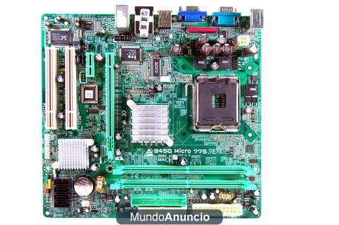 placa base Biostar con miro  Intel 945G Micro 775 SE