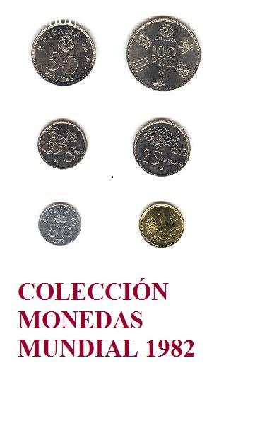 COLECCION MONEDAS DEL MUNDIAL 1982