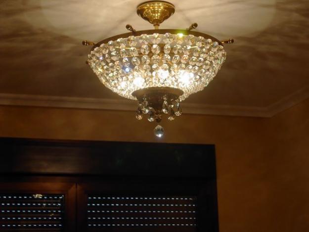 LAMPARA TECHO STRASS AUTENTICO