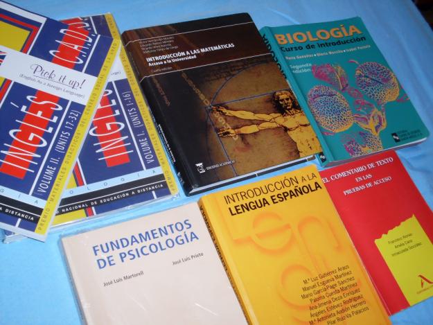 VENDO LIBROS ACCESO UNED MAY.25/  /2009/2010