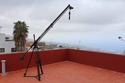 Grúa Kietacam con trípode Manfrotto 525MV