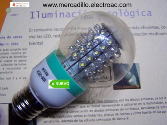 Bombillas Led 220volt. E27 MUY ALTO BRILLO