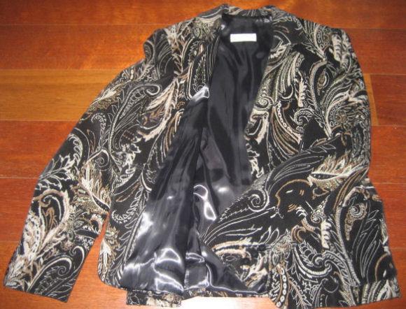 Chaqueta fantasia drapeada