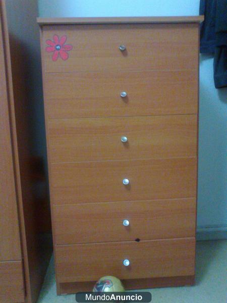 vendo armario, comoda y cabecero de cama todo a juego ademas de lavadora y nevera en perfecto estado