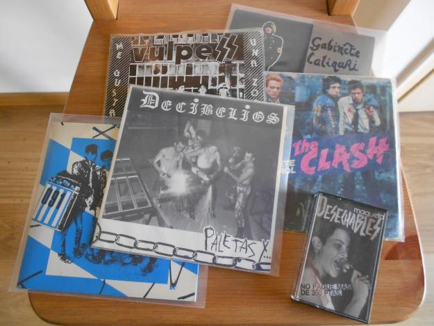 Compro discos de música punk y movida madrileña