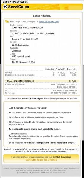 KATIE MELUA - CONCIERTO 21 JULIO - PERALADA