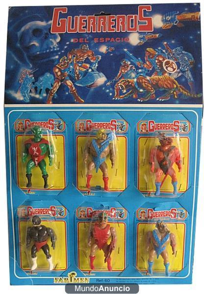 Madelman, Blackstar, Kaido y Guerreros del espacio 1980s