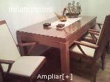 vendo mesa de comedor y 6 sillones de diseños