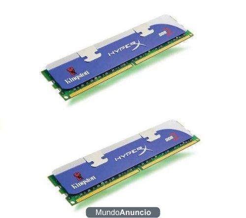 Kingston - Memoria RAM 2 GB Kit 2x1 GB DDR2