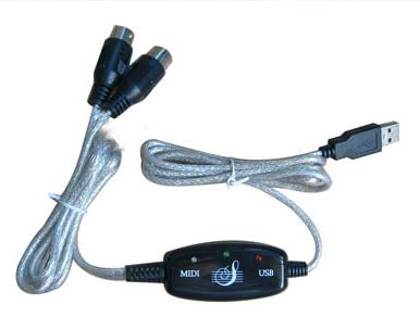 Cable MIDI-USB 1-IN 1-OUT