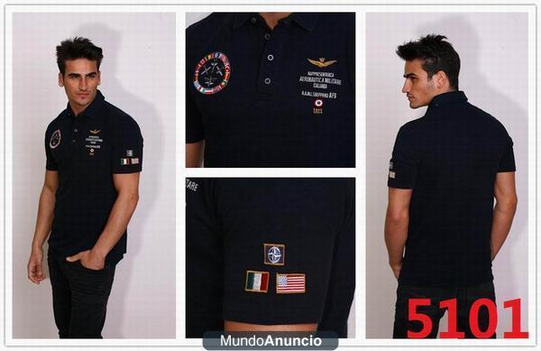 nuevo Aeronautica Militare de Polo T-shirt para hombres