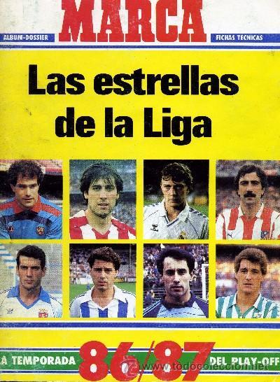 Vendo album temporada 86/87