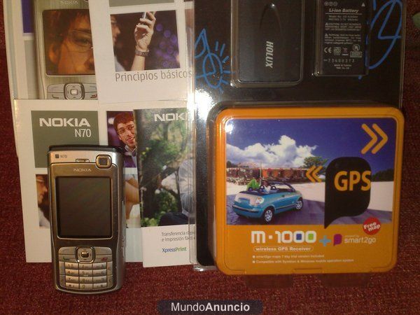 Nokia N 70 con Tom Tom + Antena GPS