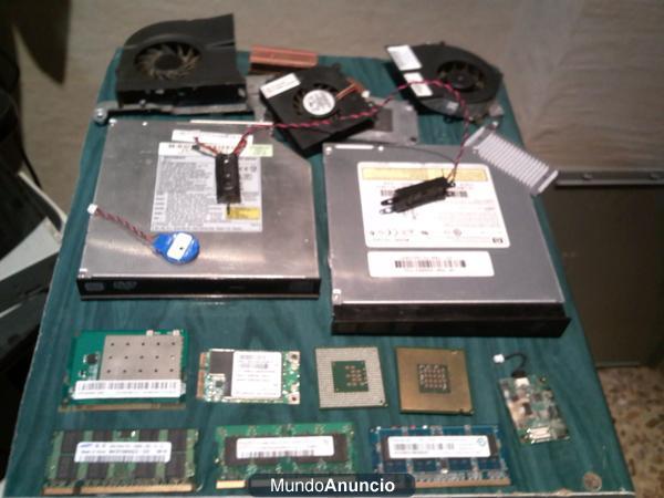 piezas para un pc portatil