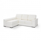 Sofá chaise longue blanco en muy buen estado - mejor precio | unprecio.es