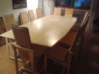 Mesa de mármol mas doce sillas de madera. - mejor precio | unprecio.es