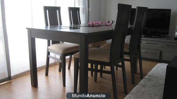 Vendo conjunto de mesa + 4 sillas