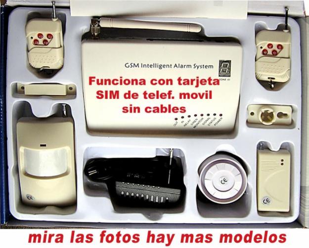 Alarma contra robo y atraco para casa, chalet, tienda, caravana, barco, etc